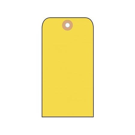 Nmc Tags, Blank, Yellow, 1 7/8x3 3/4, Cardst BPT5Y
